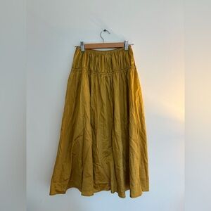 Pari Desai cotton sateen skirt